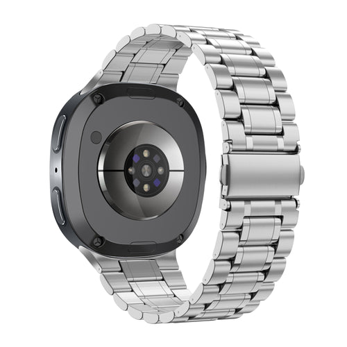 Bandz Samsung Galaxy Watch 8 Classic Steel Strap 'Deluxe' (Silver)