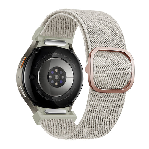 Bandz Samsung Galaxy Watch 6 - 44mm Elastic Strap 'Easy Fit' (Beige)