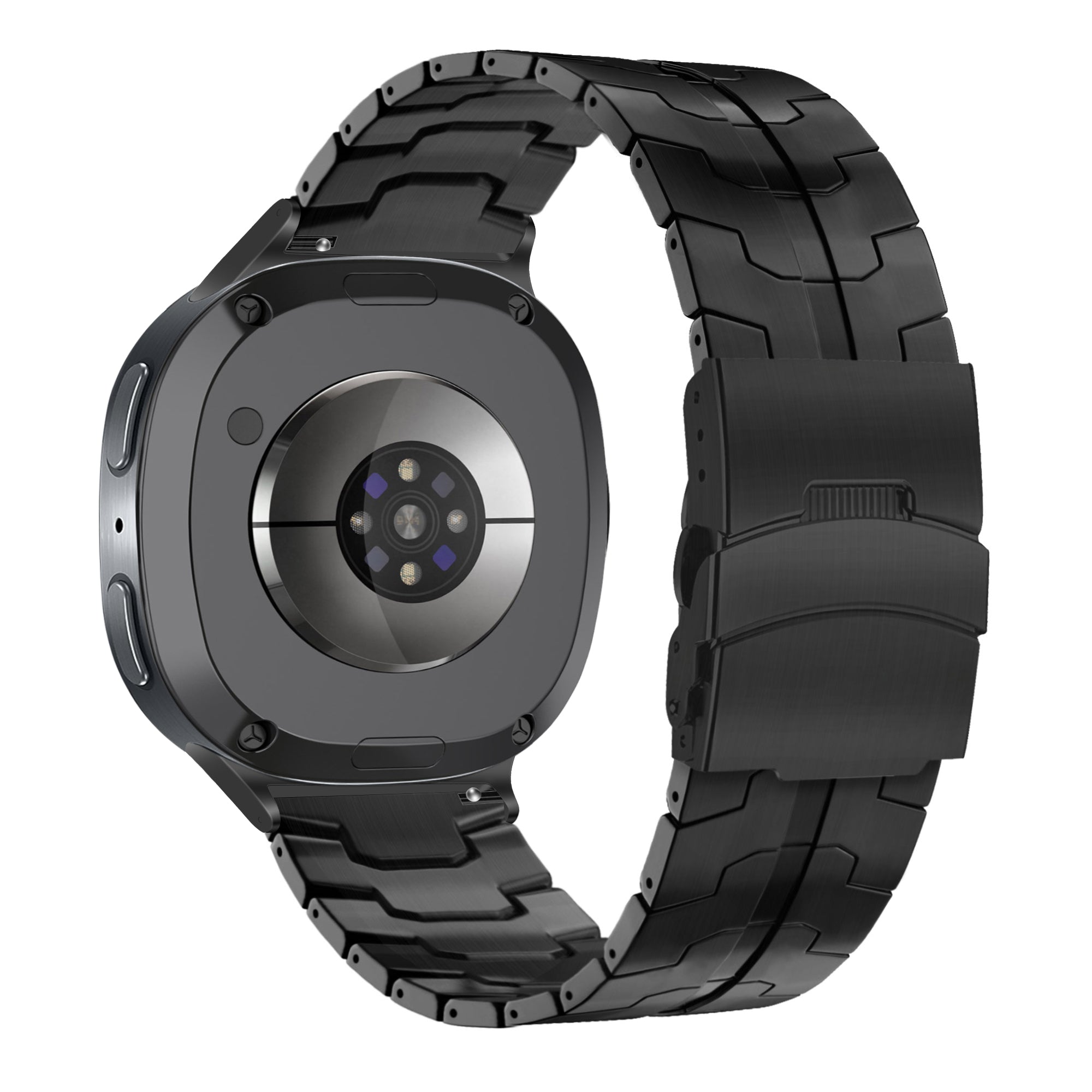 Bandz Samsung Galaxy Watch 8 Classic Steel Strap 'Iron' (Black)