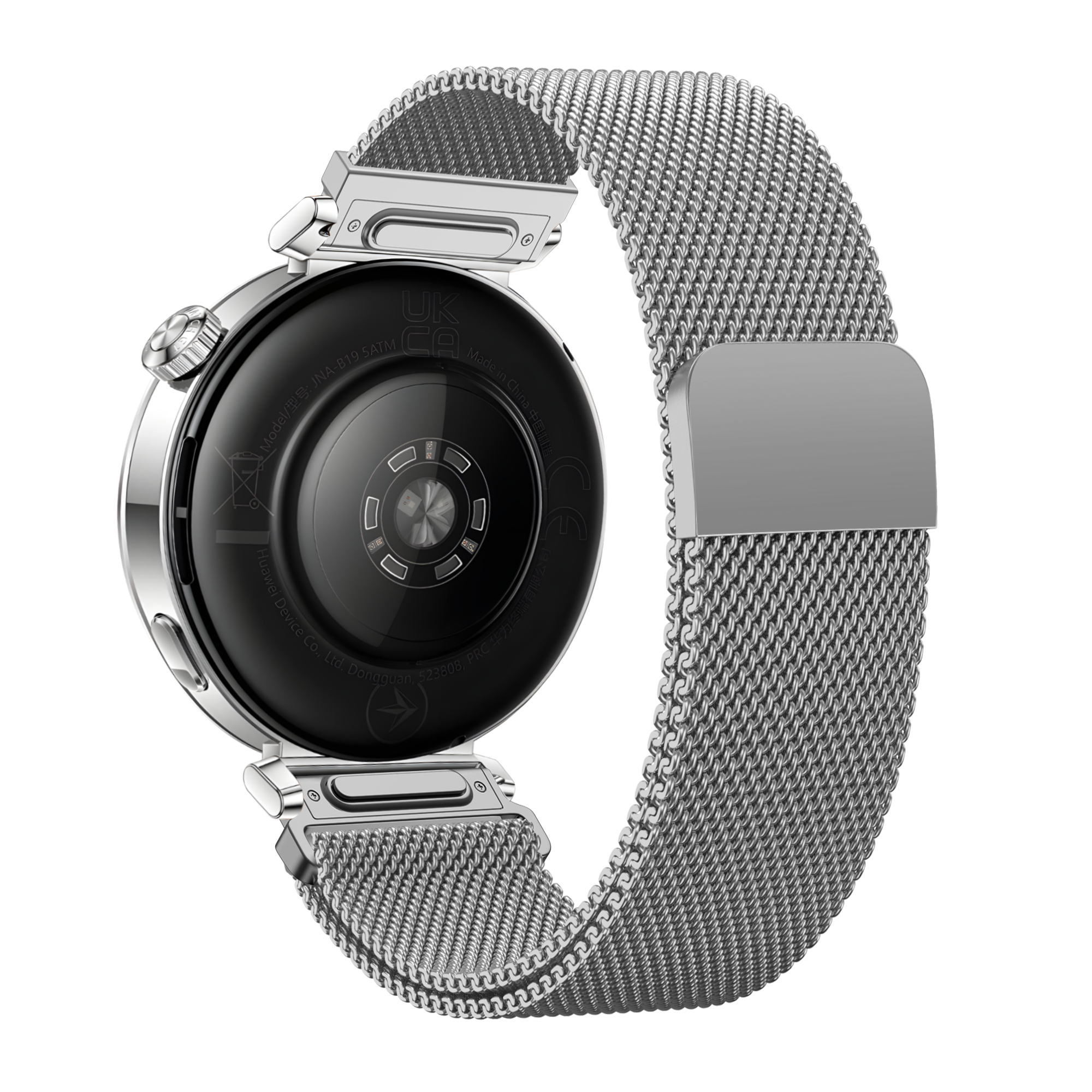 Bandz Withings ScanWatch 2 - 38mm Milanese Strap 'Easy fit' (Silver)