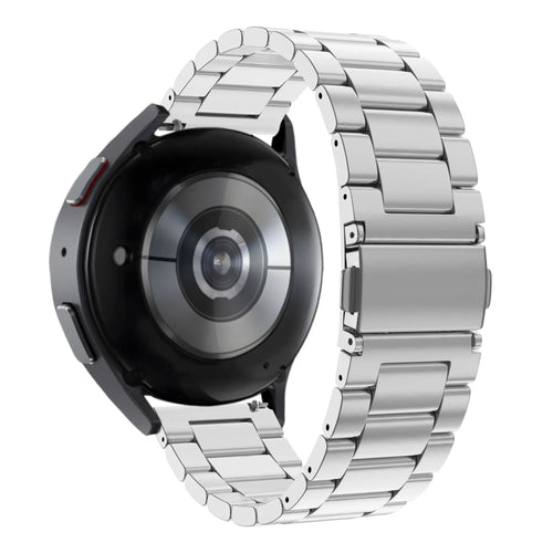 Bandz Amazfit Bip 6 Steel Strap 'Classic' (Silver)