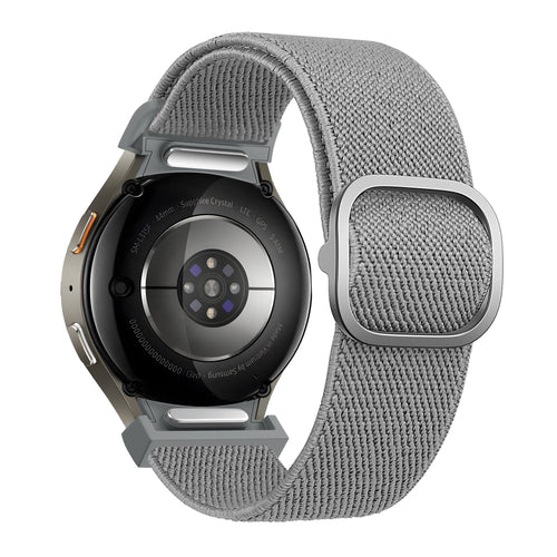 Bandz Samsung Galaxy Watch 6 - 44mm Elastic Strap 'Easy Fit' (Grey)