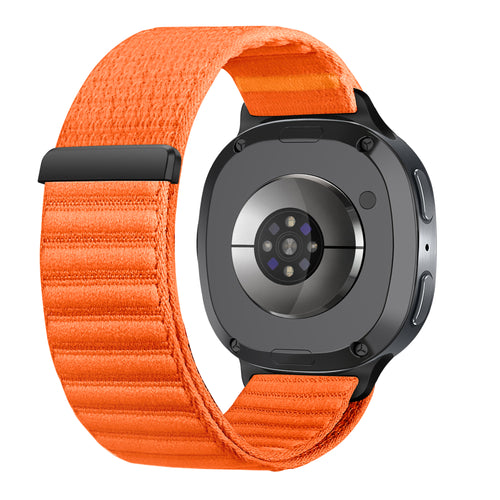 Samsung Galaxy Watch 8 - 40mm Wave Nylon Strap (Orange)
