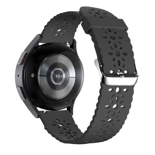 Bandz Coros Pace 2 Patterned Silicone Strap (Black)