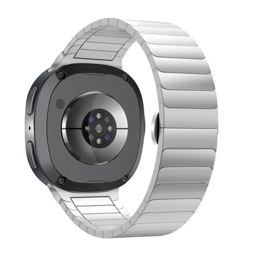 Bandz Samsung Galaxy Watch 9 - 44mm Steel Strap 'One Bead' (Silver)