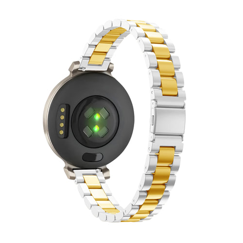 Bandz Garmin Lily 2 Steel Strap 'Classic' (Silver/Gold)