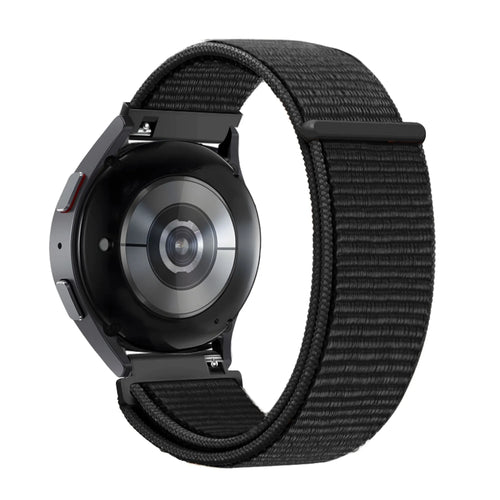 Bandz OnePlus Watch Lite Nylon Loop Strap (Black)