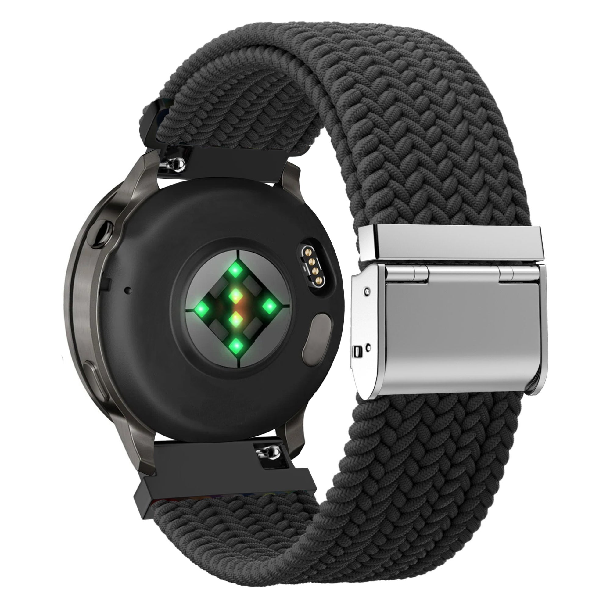 Bandz Garmin Forerunner 170 Woven Nylon Strap (Black)