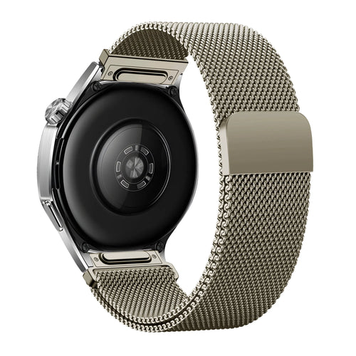 Bandz Fossil Gen 5e - 44mm 'One Push' Milanese Strap (Titanium)