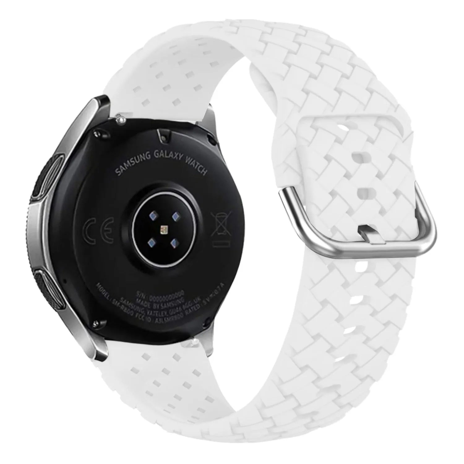 Amazfit Bip U (Pro) Braided Silicone Strap (White)