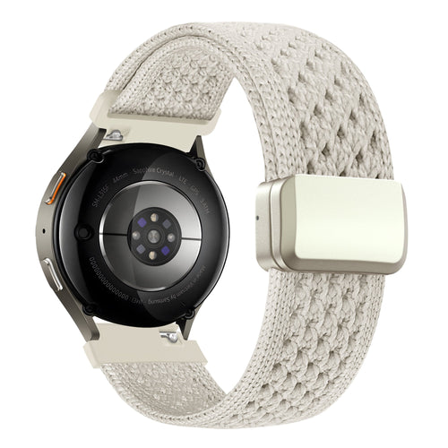 Bandz Garmin Vivoactive 3 Vintage Nylon Strap (Starlight)
