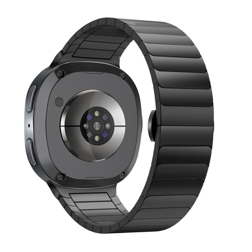 Bandz Samsung Galaxy Watch 9 - 44mm Steel Strap 'One Bead' (Black)