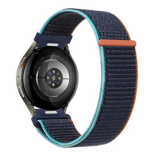 Bandz Amazfit Balance 2 Nylon Strap 'Easy fit' (Dark Blue Mix)