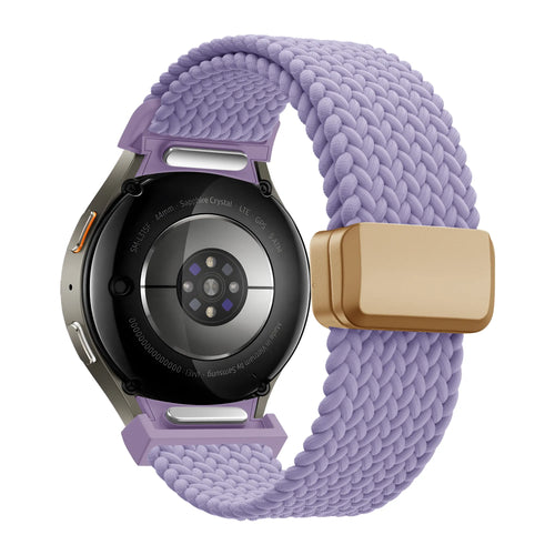 Bandz Samsung Galaxy Watch 5 - 40mm Braided Strap 'Easy Fit' (Lilac)