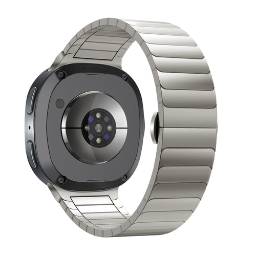 Bandz Samsung Galaxy Watch 9 - 40mm Steel Strap 'One Bead' (Titanium)