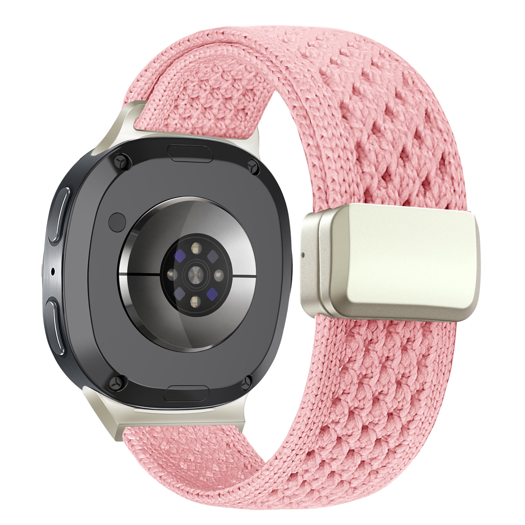 Bandz Samsung Galaxy Watch 9 - 40mm Vintage Nylon Strap (Pink)