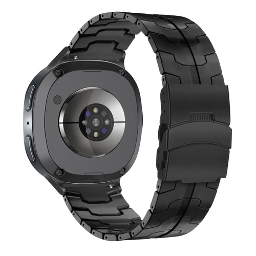 Bandz Samsung Galaxy Watch 9 - 44mm Titanium Strap 'Iron' (Black)