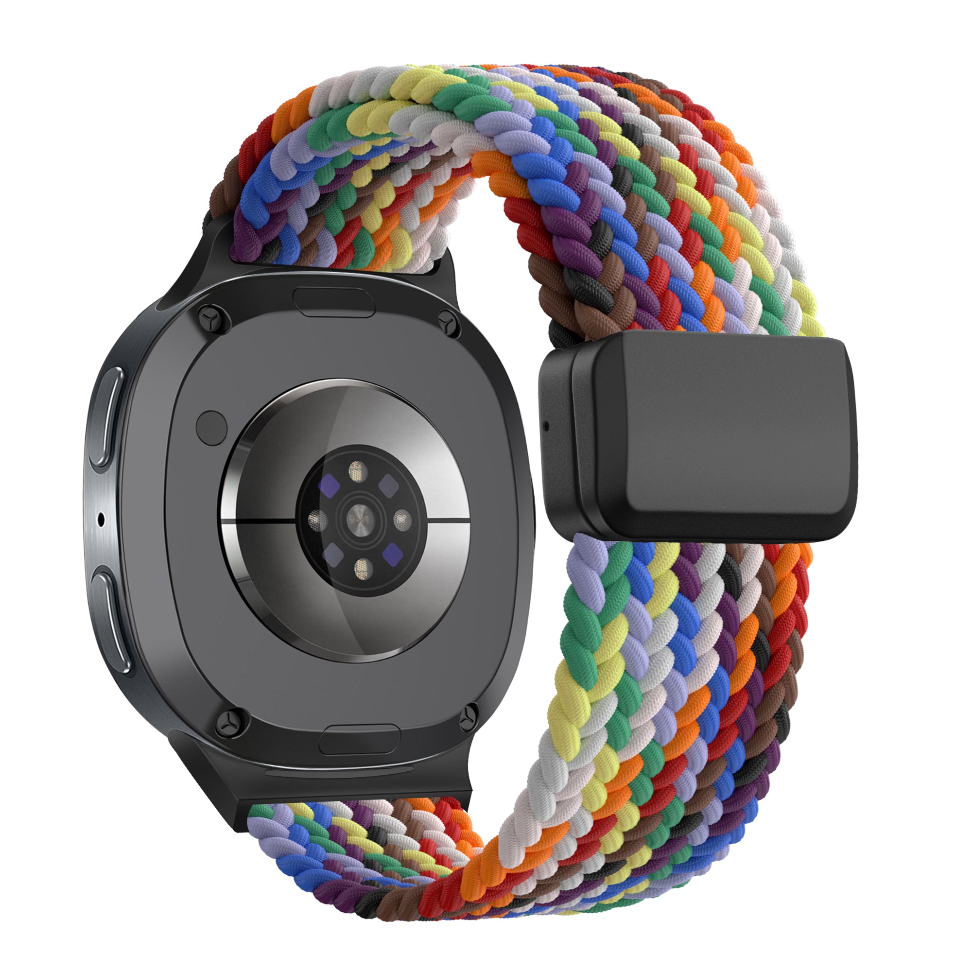 Bandz Samsung Galaxy Watch 8 Classic Magnetic Braided Strap (Colourful)