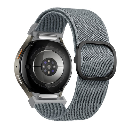 Bandz Samsung Galaxy Watch 4 Classic 46mm Elastic Strap 'Easy Fit' (Greyblue)