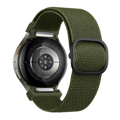 Bandz Samsung Galaxy Watch 5 Pro Elastic Strap 'Easy Fit' (Green)