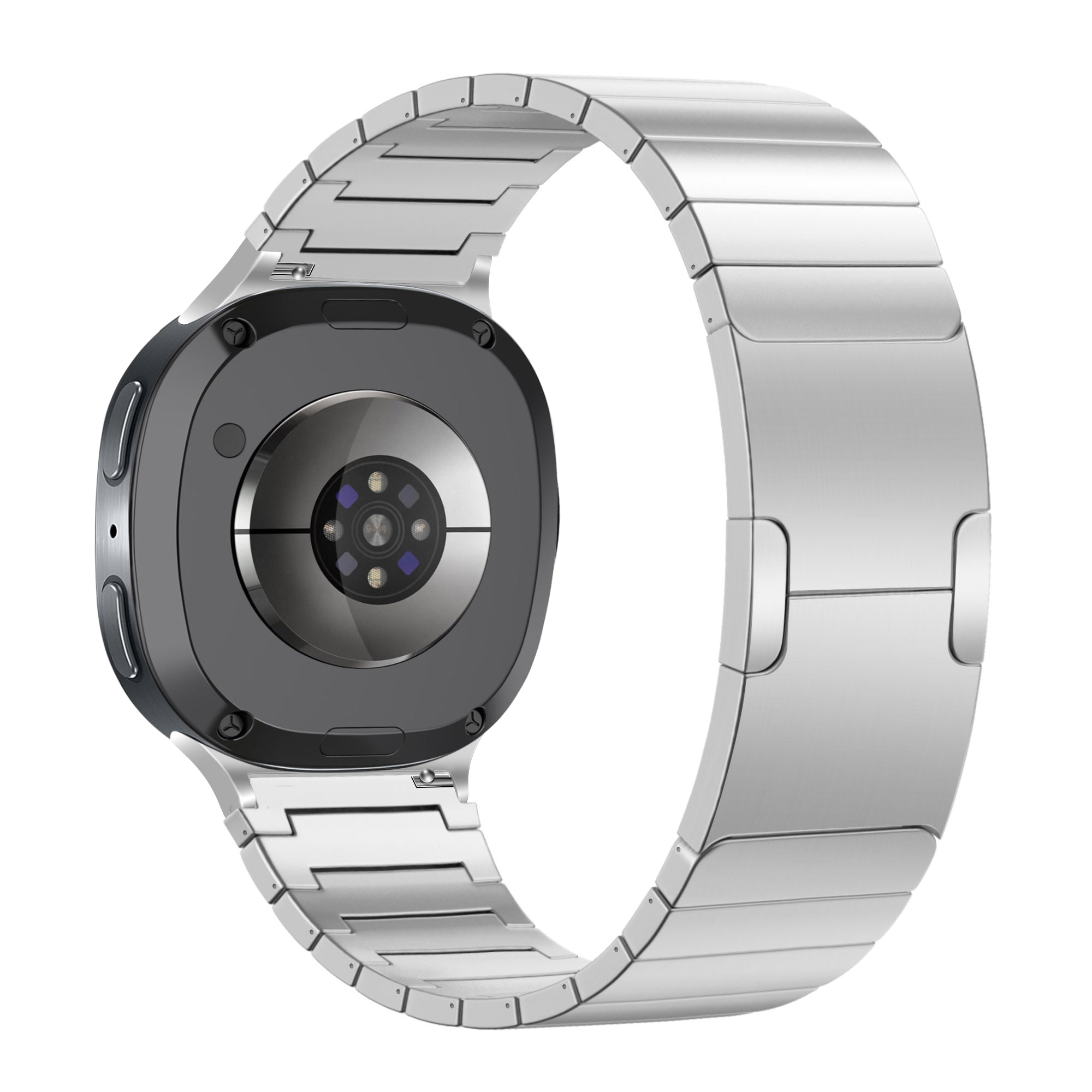 Bandz Samsung Galaxy Watch 8 - 44mm Titanium Strap 'One Bead' (Silver)