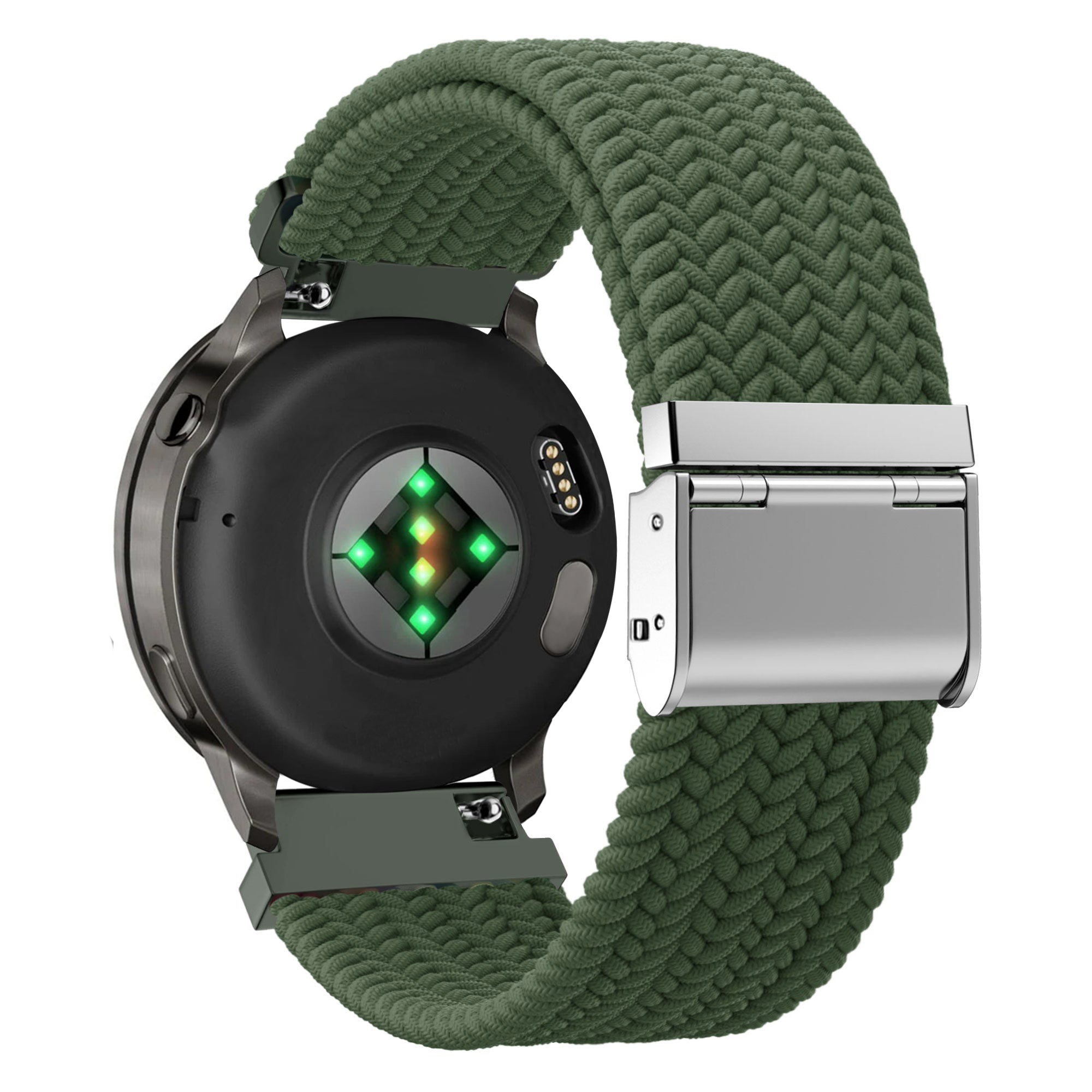 Bandz Garmin Approach J1 Woven Nylon Strap (Olive Green)