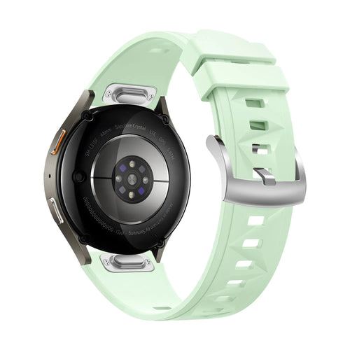 Bandz Fossil Gen 6 - 42mm Silicone Strap 'Easy Fit' (Light Green)