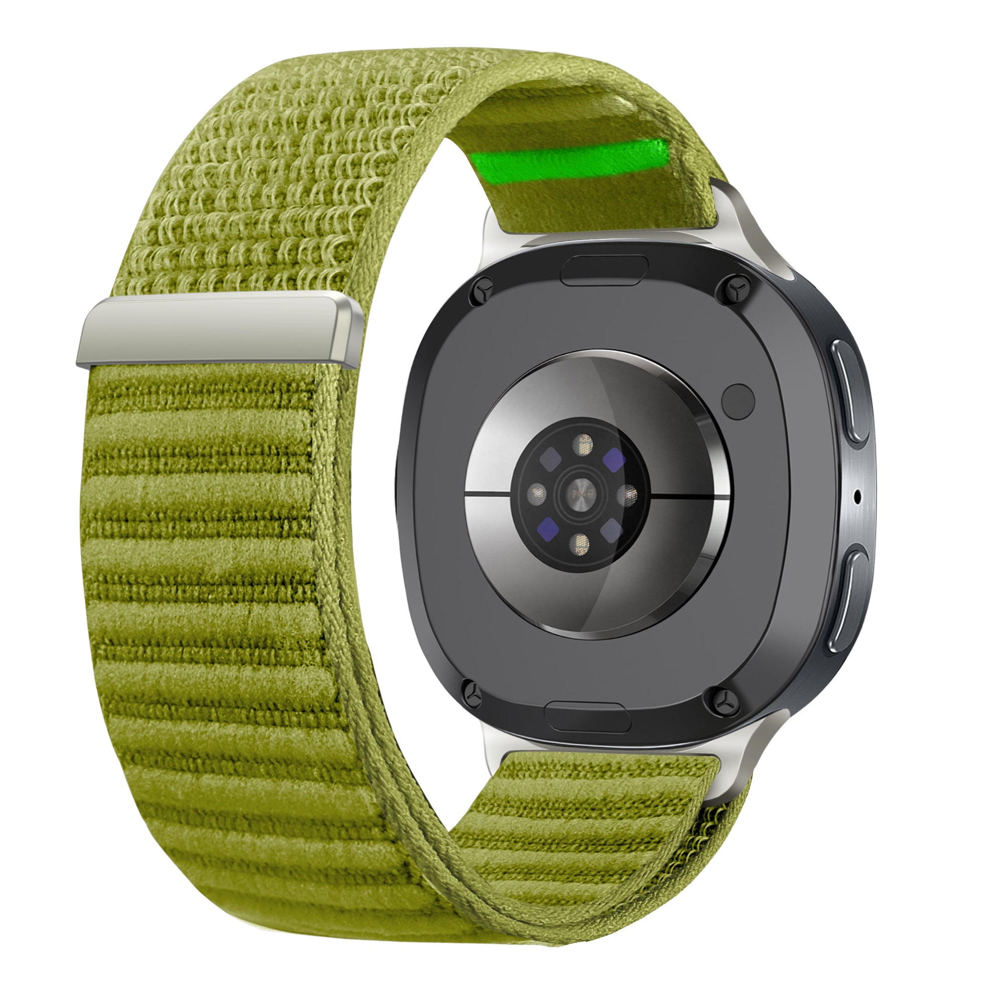 Samsung Galaxy Watch 9 - 44mm Wave Nylon Strap (Field Green)