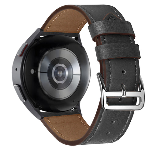 Bandz Huawei Watch GT 6 - 46mm Leather Strap 'Deluxe' (Black)
