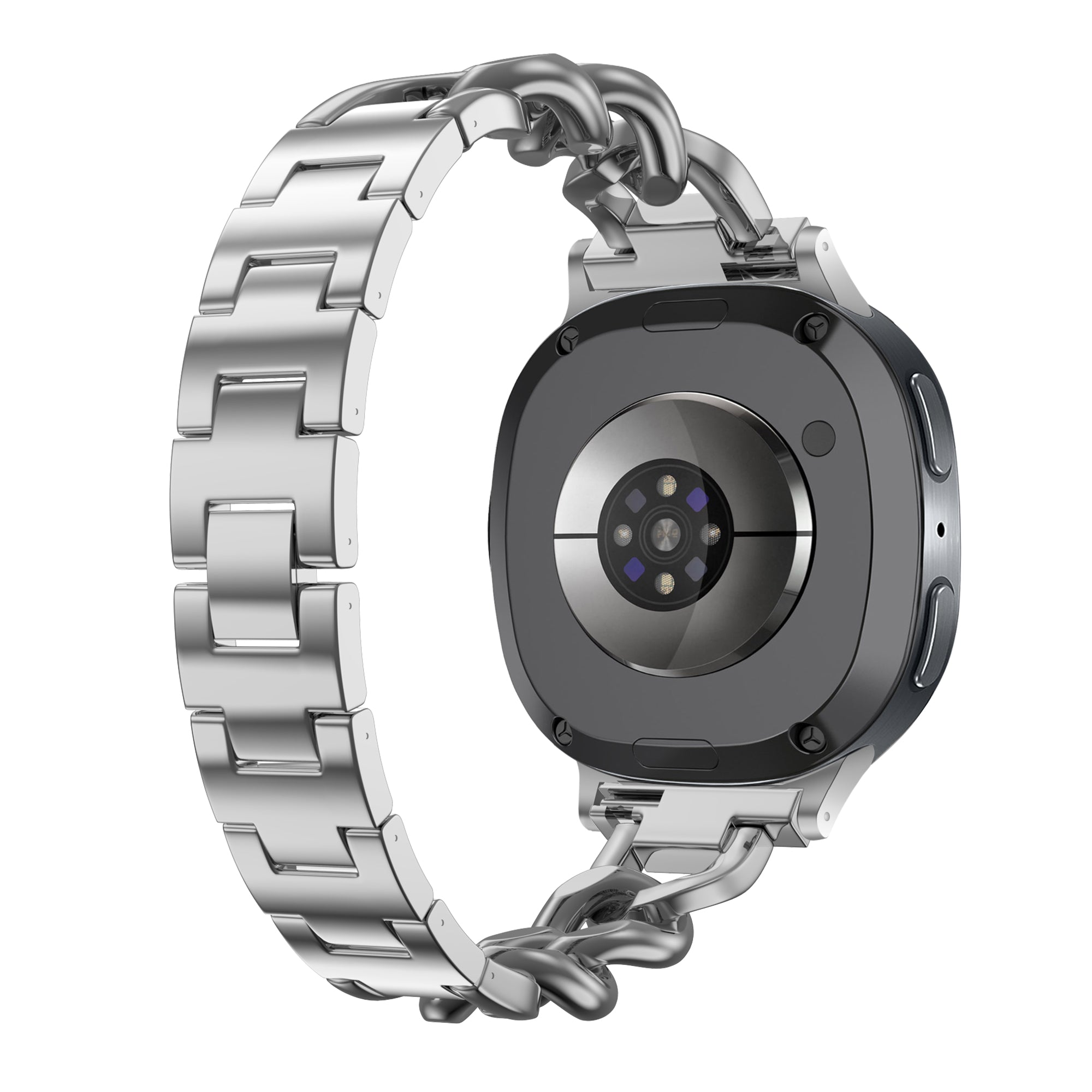 Samsung Galaxy Watch 9 - 40mm Steel Chain Strap (Silver)