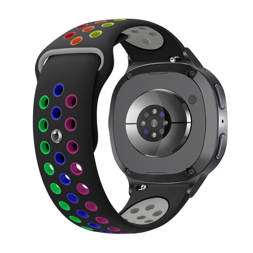 Samsung Galaxy Watch 8 - 40mm Sport Strap (Black/Colourful)