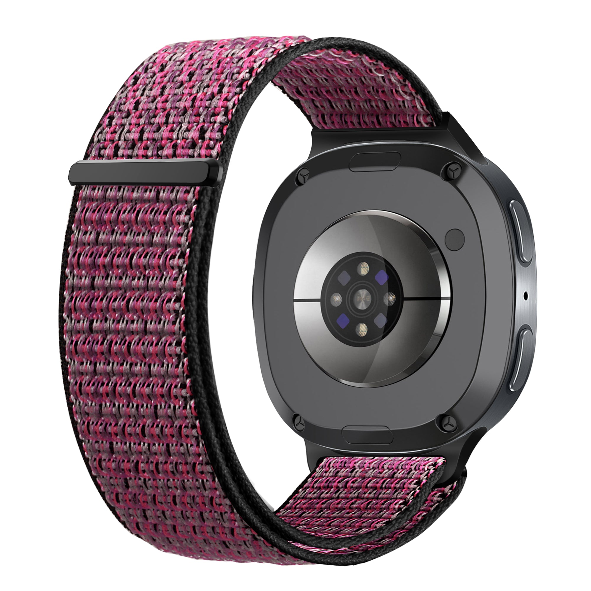 Samsung Galaxy Watch 8 Classic Nylon Strap (Crimson Berry)