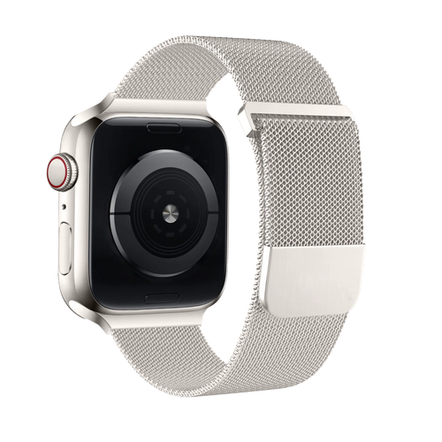 Bandz Apple Watch Milanese Loop Strap (Starlight)