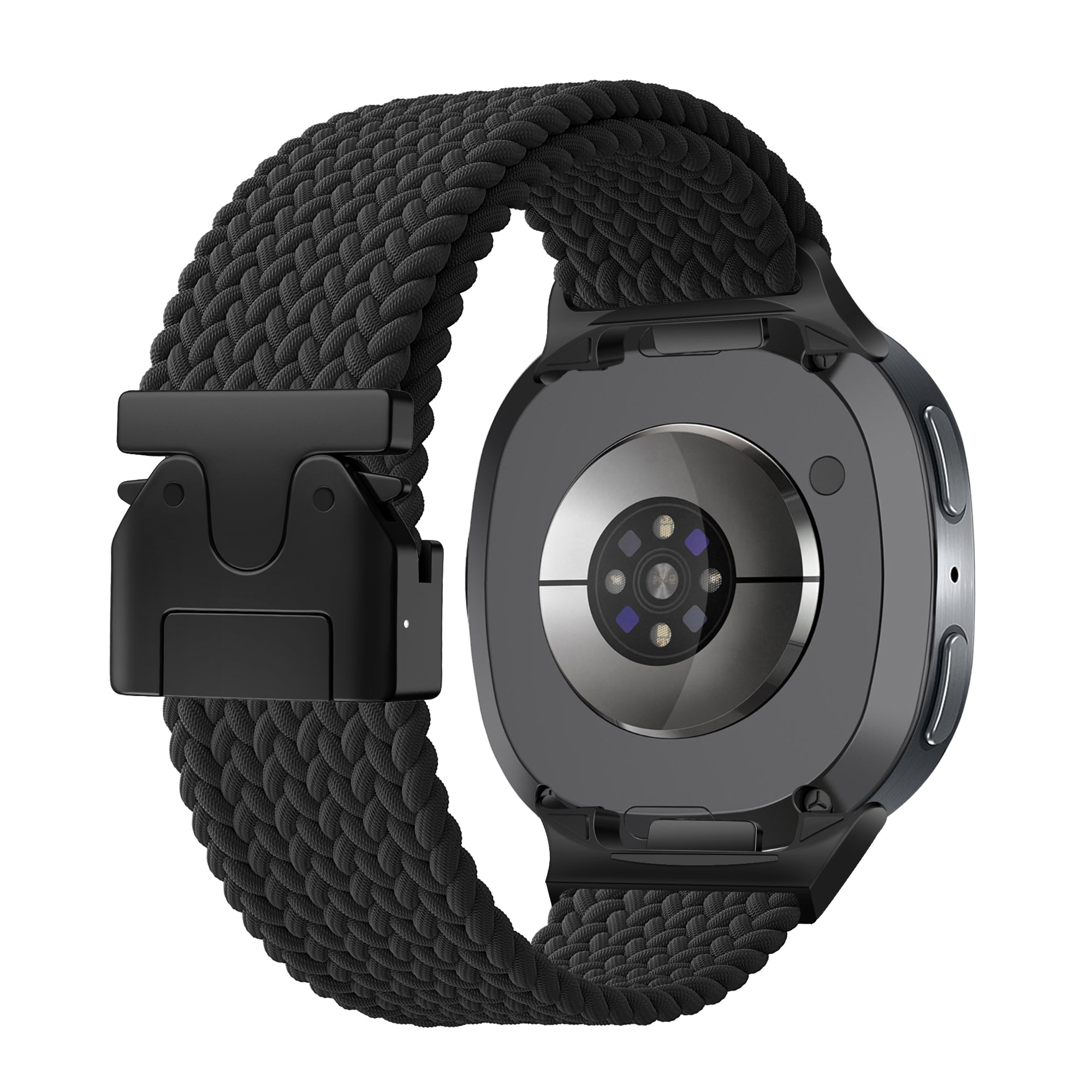 Samsung Galaxy Watch 8 - 40mm Braided Strap with P-Buckle (Black)