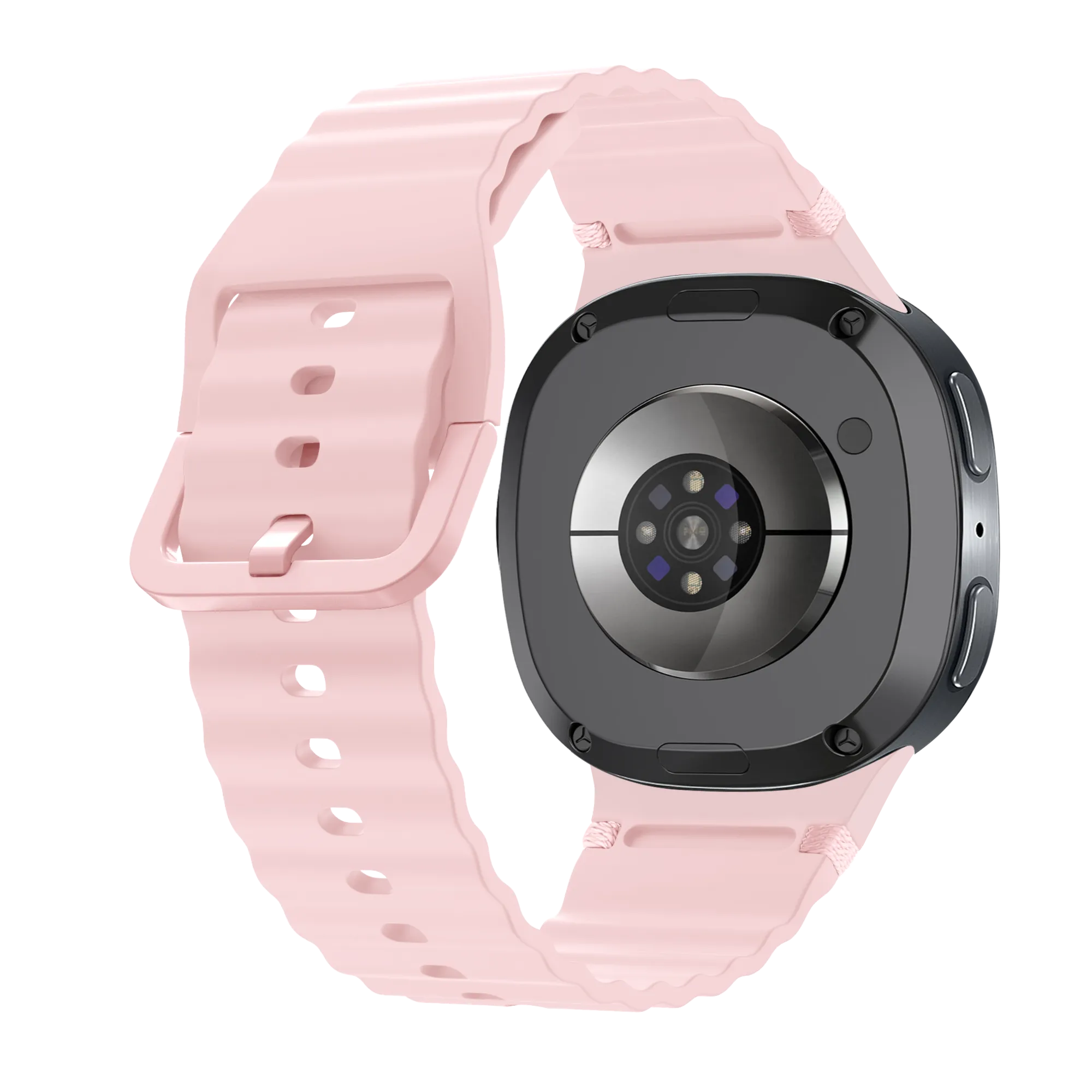 Samsung Galaxy Watch 8 Classic Wave Silicone Strap (Pink)