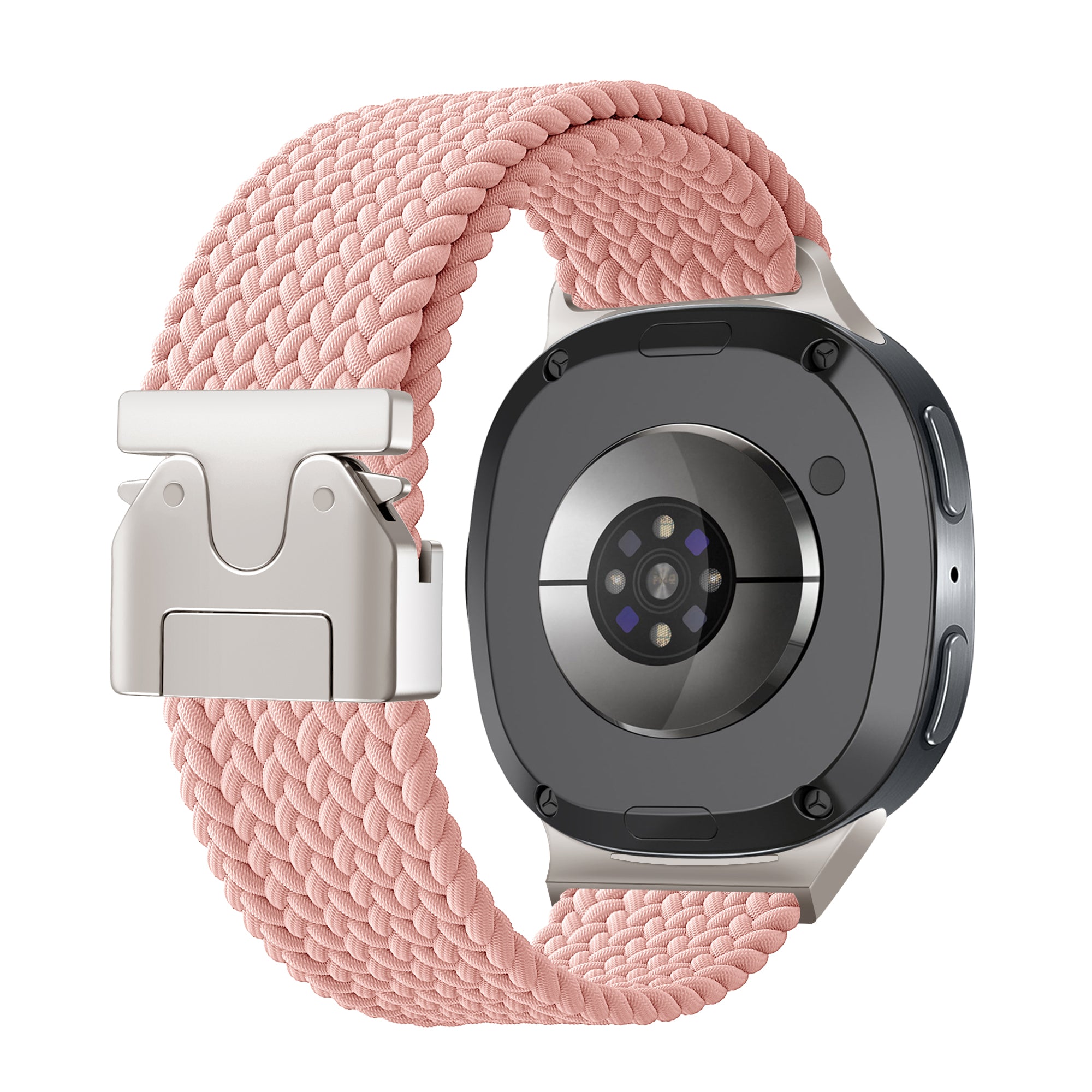 Samsung Galaxy Watch 8 - 40mm Braided Strap with P-Buckle (Pink)