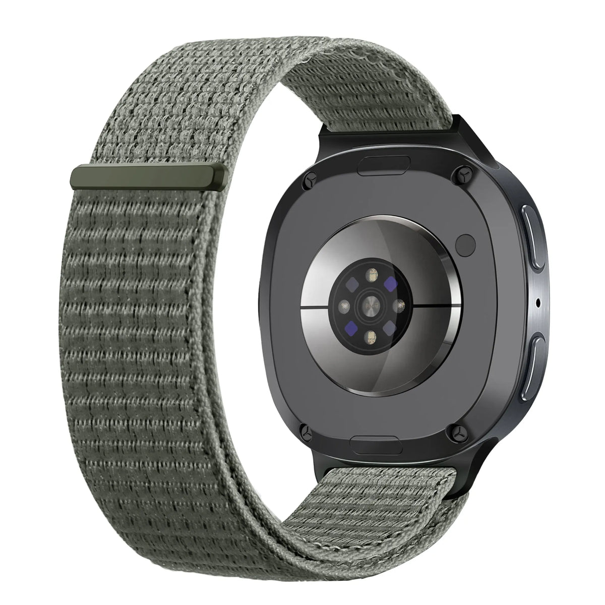 Nylon Strap, on a watch, 3/4 rear view