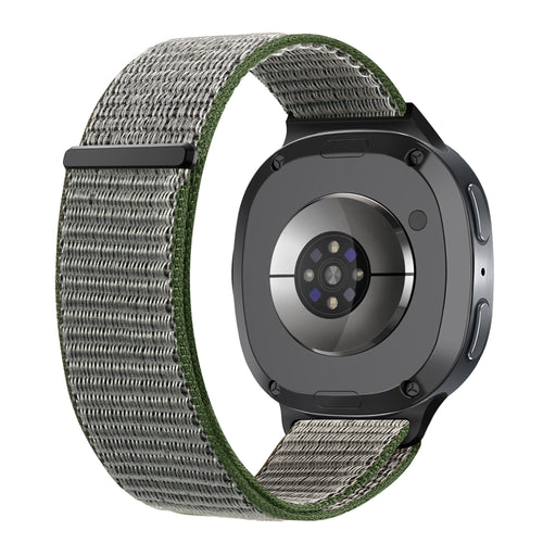 Samsung Galaxy Watch 8 Classic Nylon Strap (Olive Green)