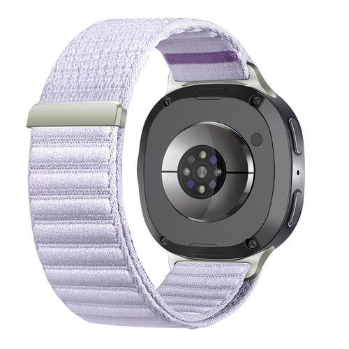 Samsung Galaxy Watch 9 - 44mm Wave Nylon Strap (Light Purple)