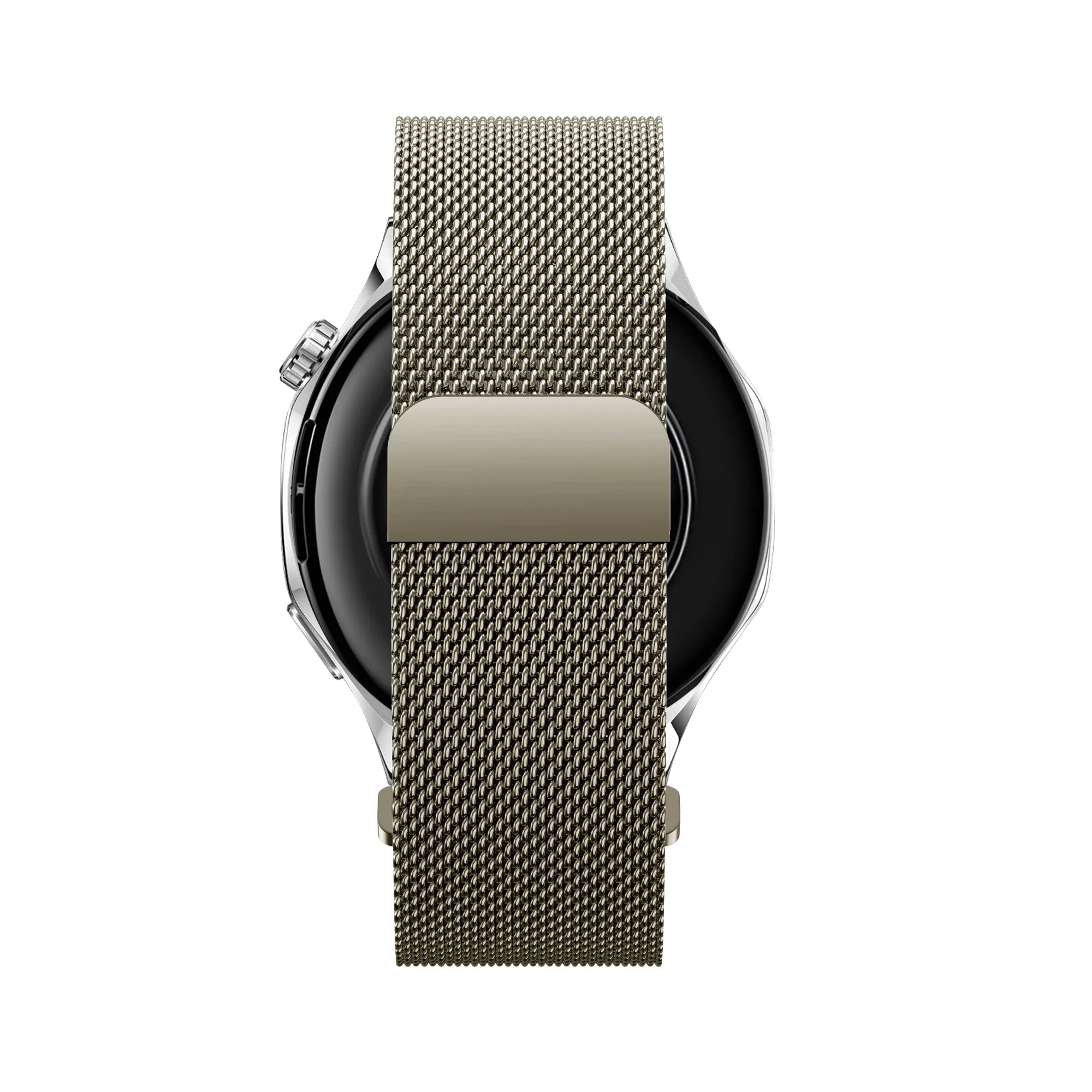 Bandz Huawei Watch GT 3 - 46mm 'One Push' Milanese Strap (Titanium)