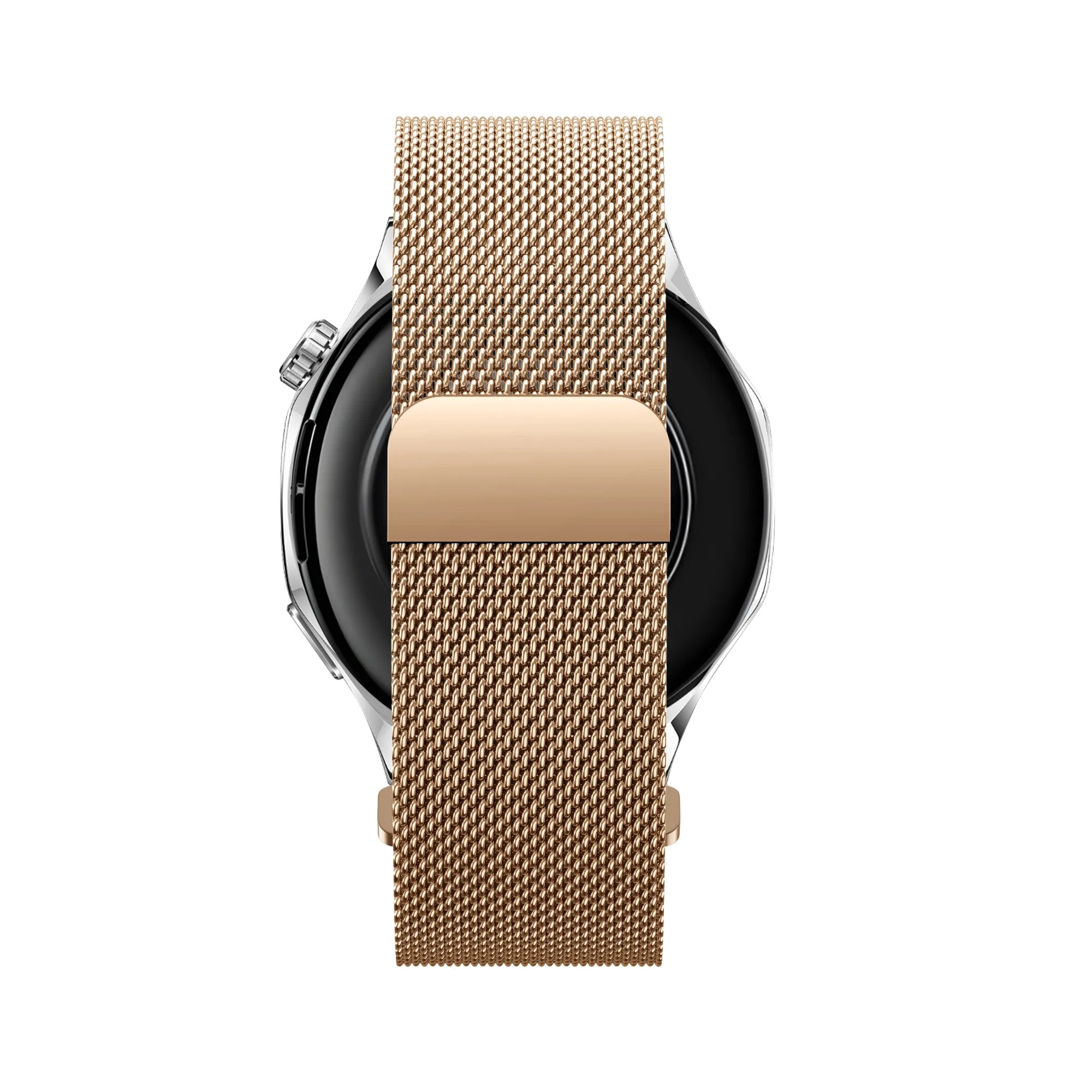 Bandz Amazfit Bip 3 (Pro) Milanese Strap 'Easy fit' (Rose Gold)