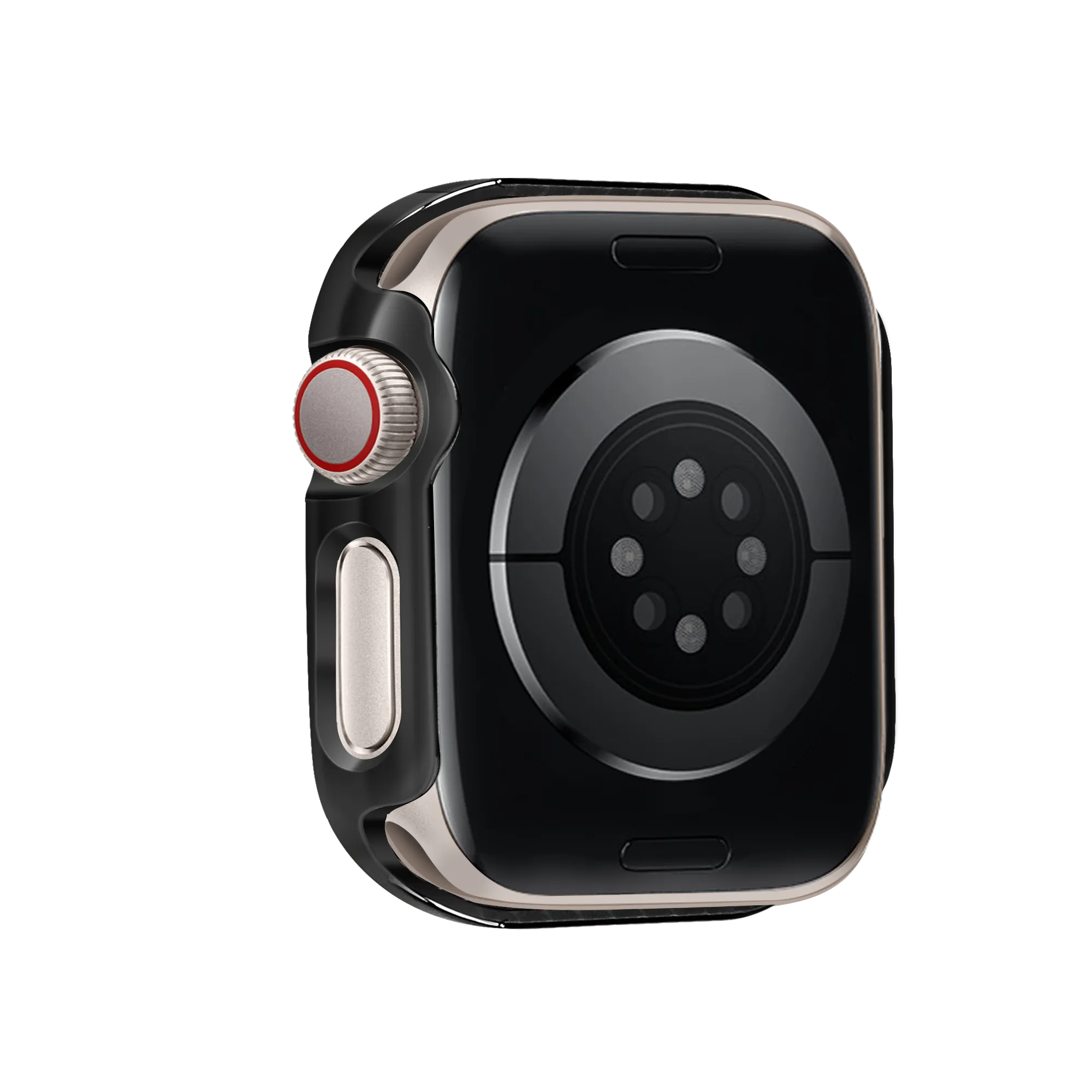 Bandz Apple Watch 10/11 - 42mm Diamond Case with Glass (Black)