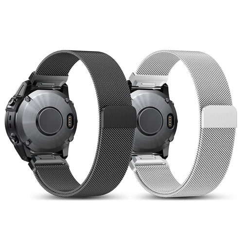 Garmin Descent Mk2(i) Premium Milanese Strap (Silver)