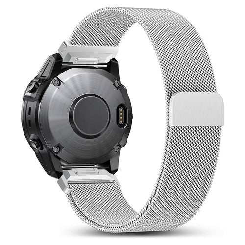 Garmin Descent Mk2(i) Premium Milanese Strap (Silver)