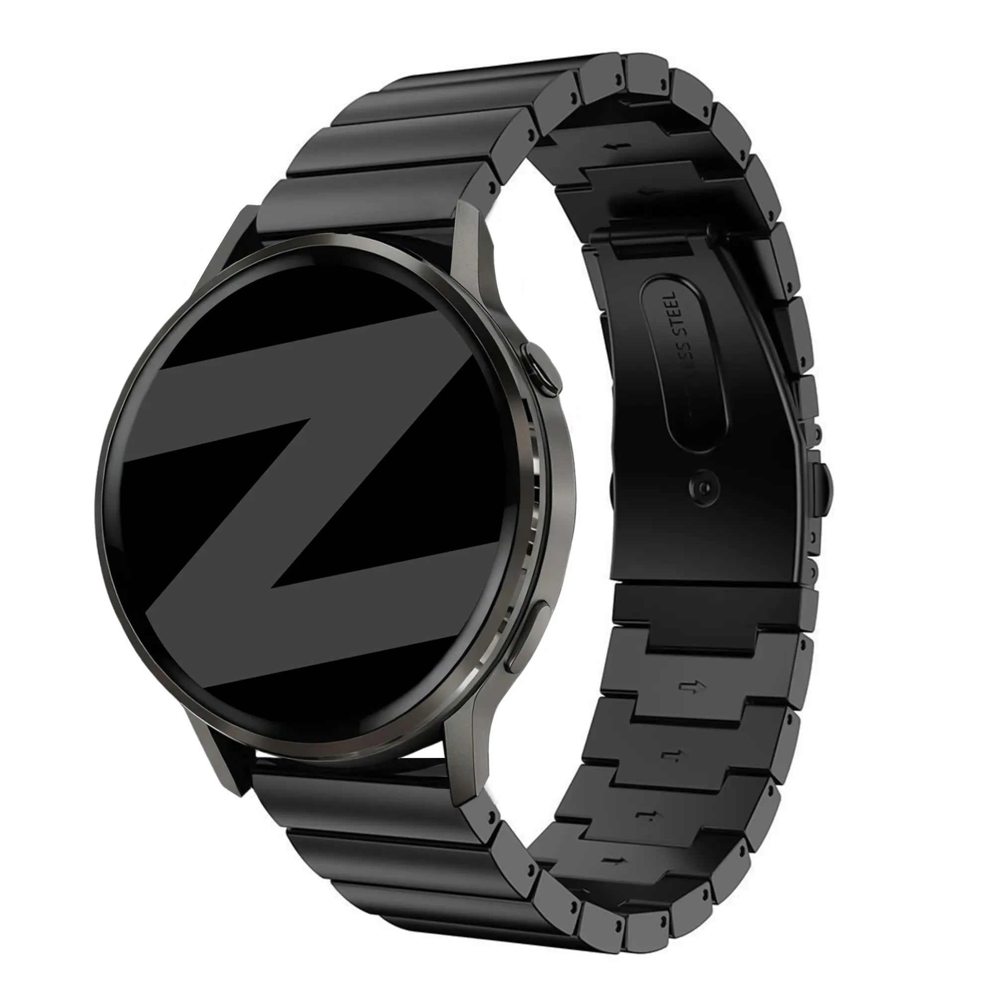Bandz Garmin Venu 2 Steel Strap 'One Bead' (Black)