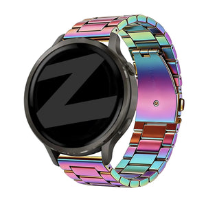 Steel Strap 'Classic', on a watch, 3/4 rear view