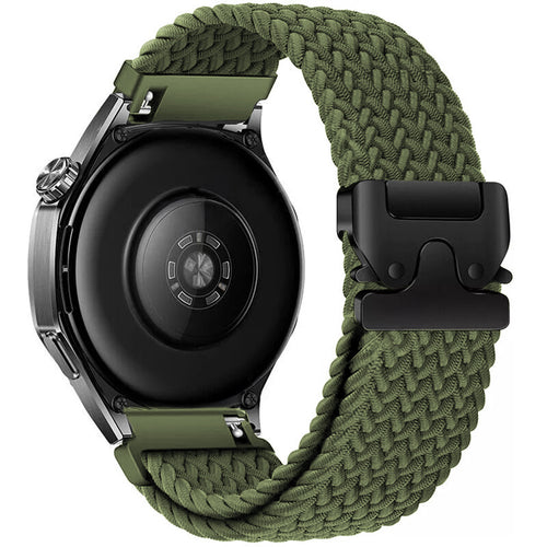 Garmin Vivoactive 4 Braided Strap with P-Buckle (Green)