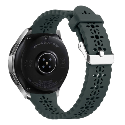 Withings ScanWatch Nova Patterned Silicone Strap (Viridian)