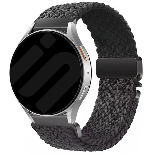 Fossil Gen 6 - 44mm Braided Strap with P-Buckle (Gray)