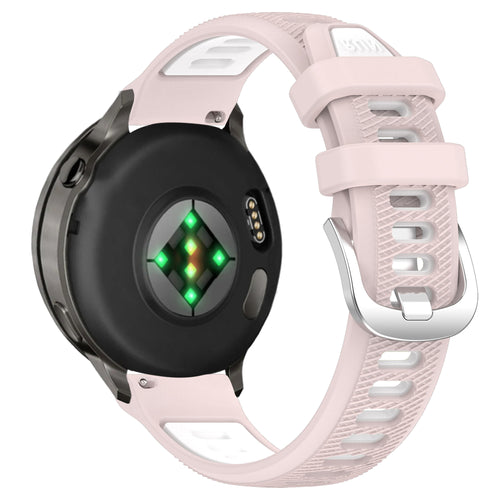 Bandz Garmin Vivoactive 4s Sport Strap with Buckle (Pink/White)